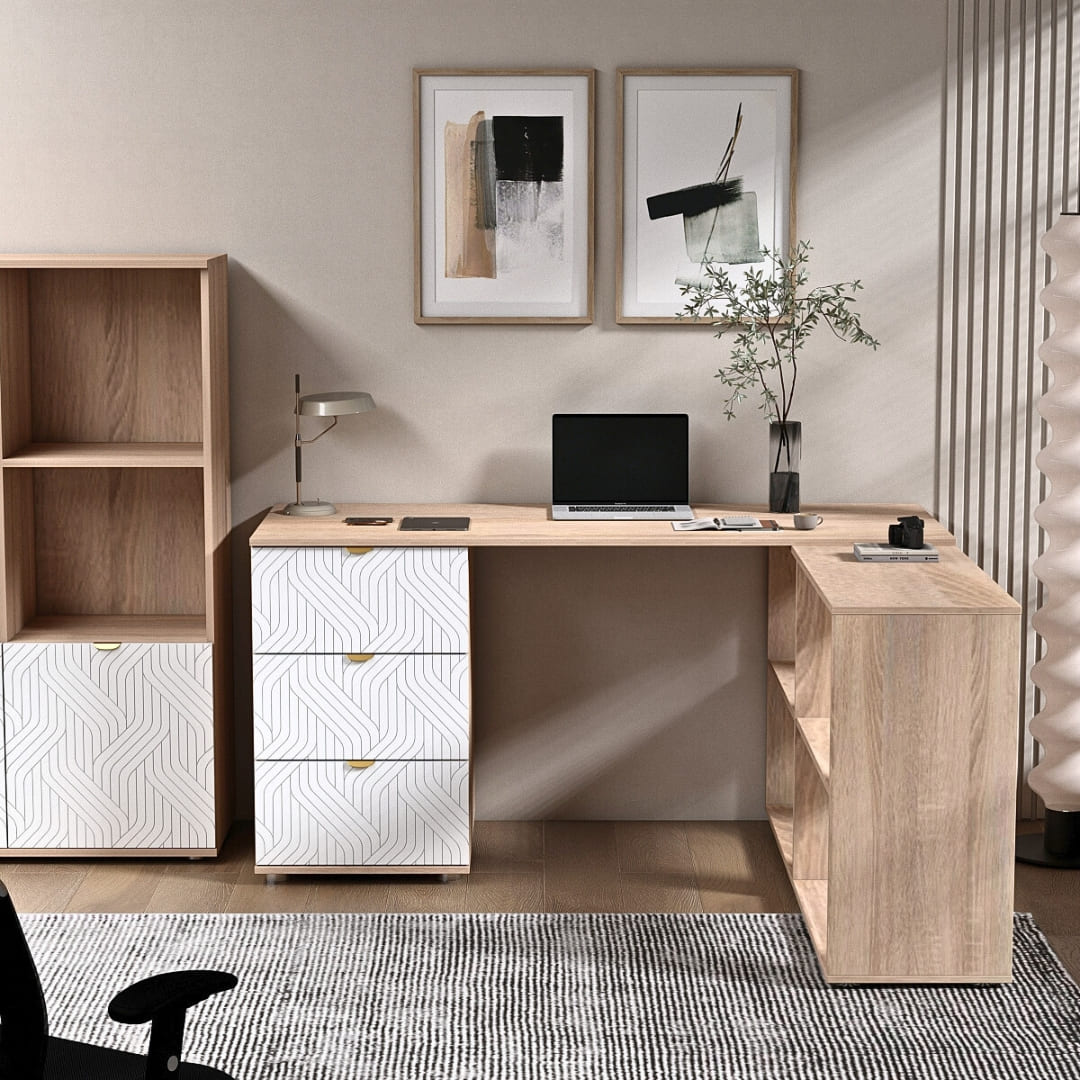 Niyra L-Shape Desk