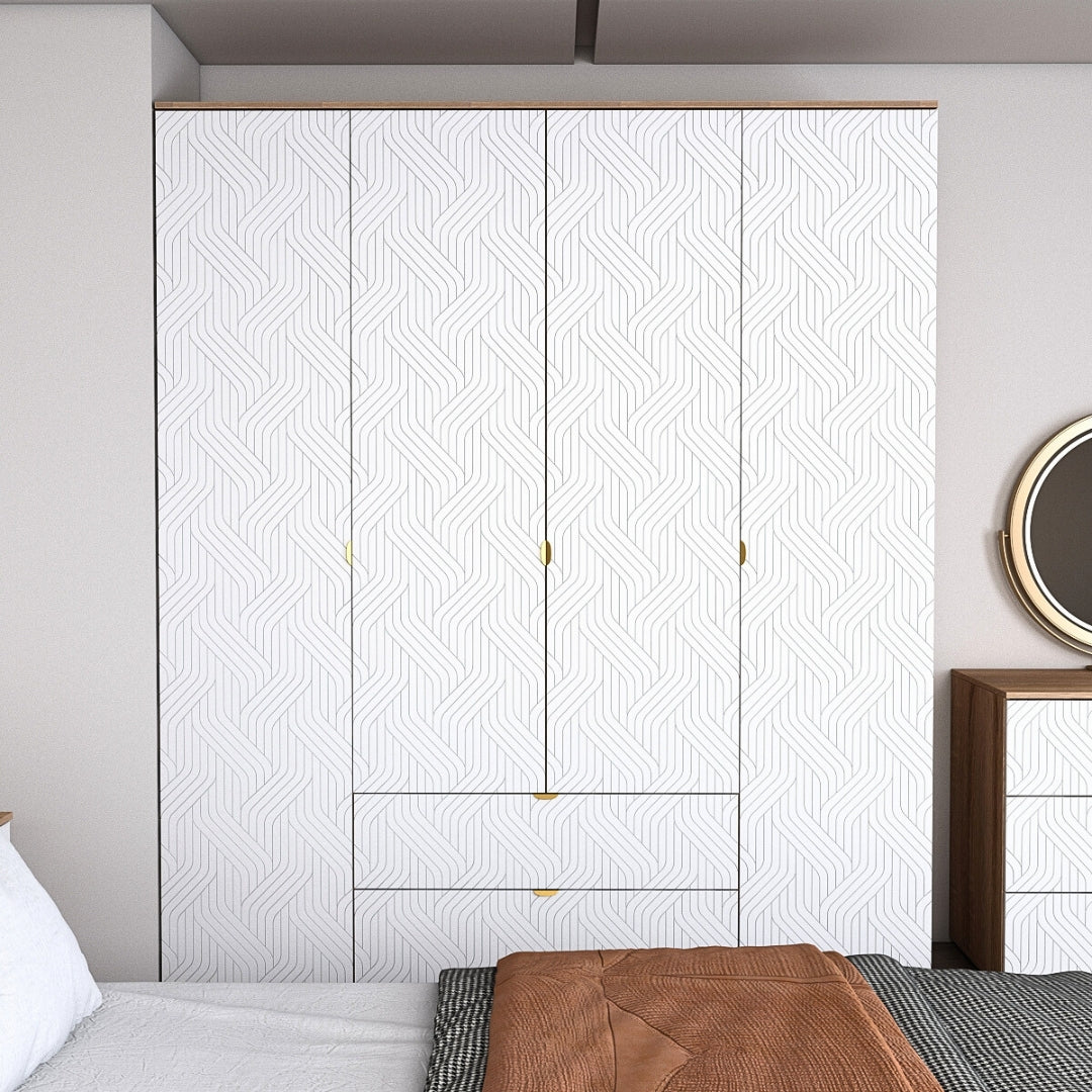 Niyra 4 Door Wardrobe