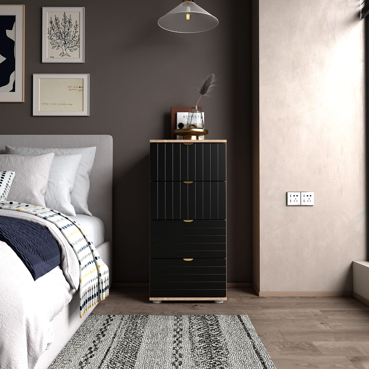 Emilia 4 Drawer Unit