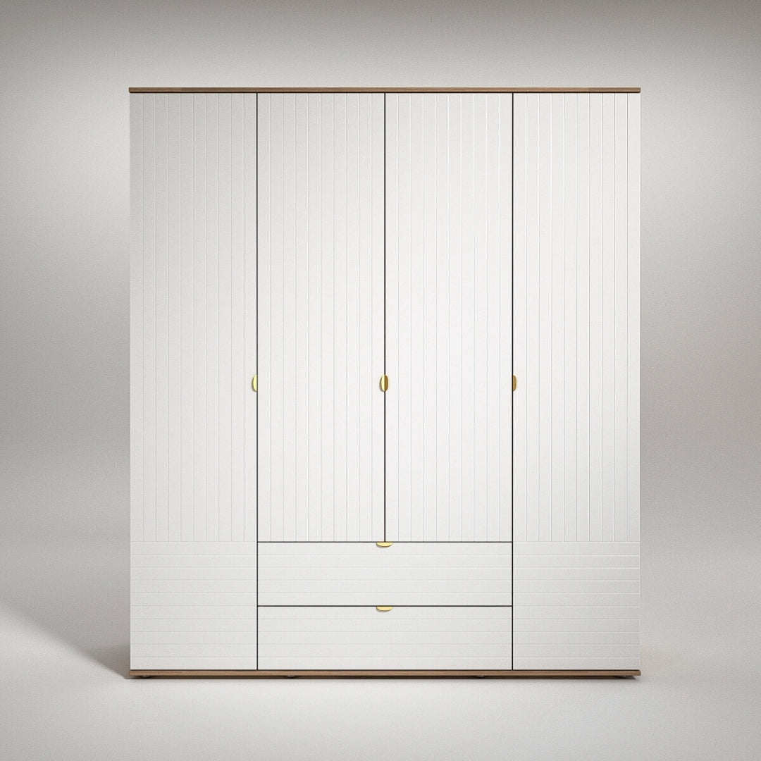 Niyra 4 Door Wardrobe