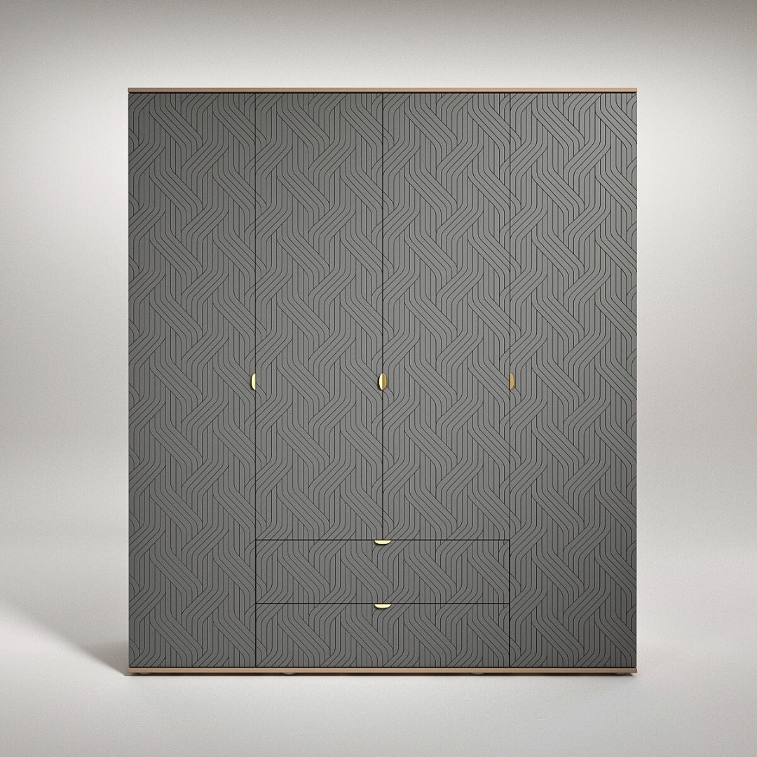 Niyra 4 Door Wardrobe