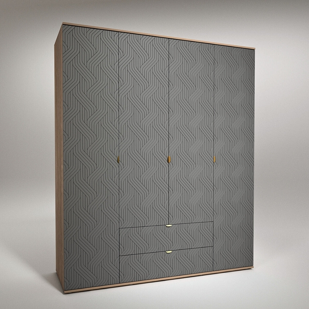 Niyra 4 Door Wardrobe