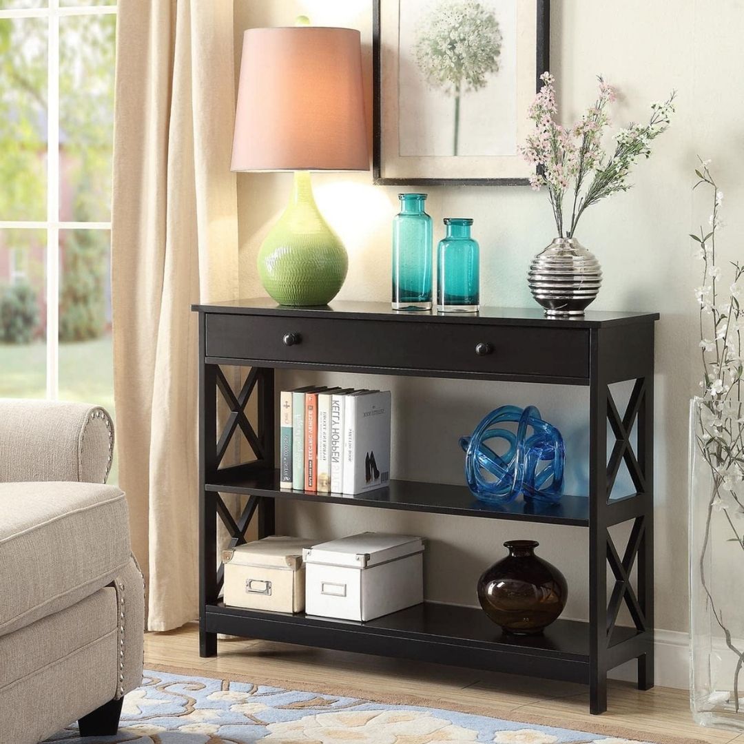 Oxford Oak Top Drawer Console