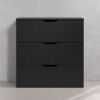 Picture of Glan Black 3-Drawer Unit