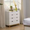 Picture of Danya White 4-Drawer Unit