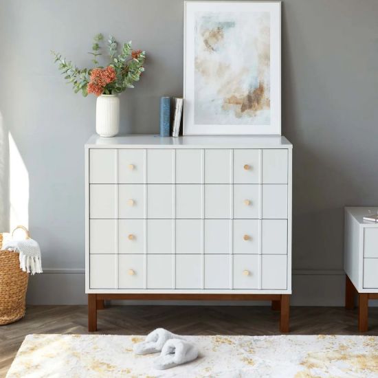 Picture of Lyle White 4-Drawer Unit