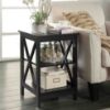 Picture of X-Base Black  Side Table