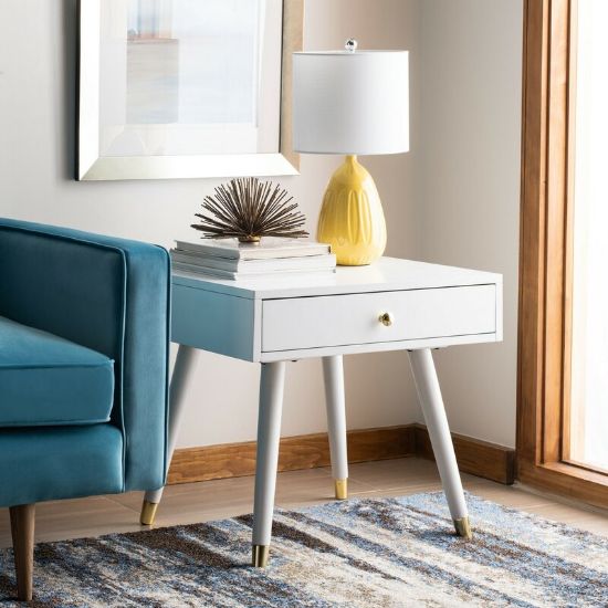 Picture of Levinson White Side Table  